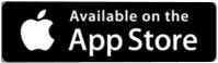 Apple App Store download badge in black.